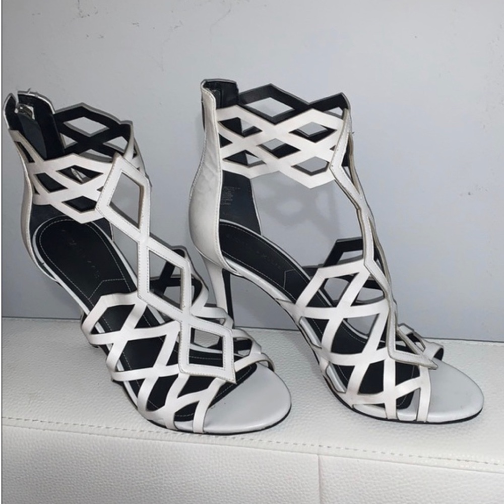 Kendall & Kylie white high heel sandals